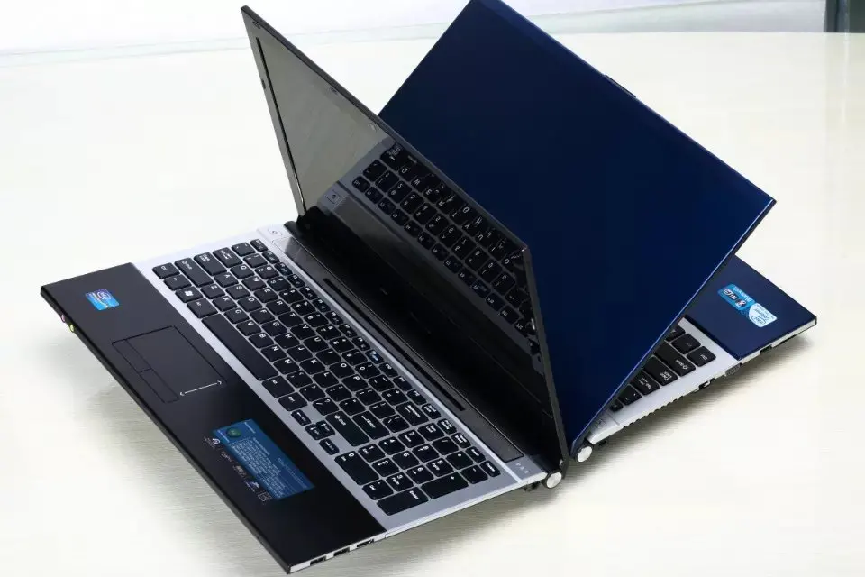 8G RAM + 120 г SSD и HDD 320 г Intel Core i7 Двухъядерные ноутбуки вычислить 15,6 "1920x1080 P Win 10 Тетрадь с DVD-RW для Office для дома