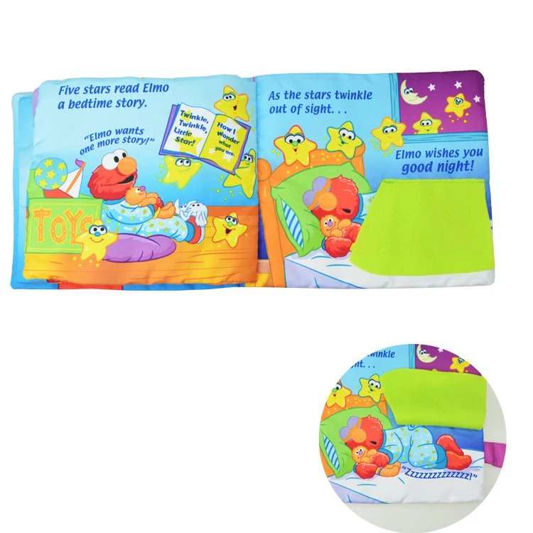 Jollybaby Ткань Книга игрушки для детей Ткань Книга для девочек и мальчиков красочные узоры Дети Ранние Плюшевые Развивающие игрушки мягкая