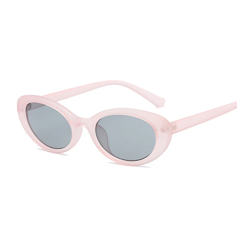 Овальные Винтажные Солнцезащитные очки женские брендовые дизайнерские солнцезащитные очки для женщин Ретро черная Маленькая оправа женские солнцезащитные очки зеркало Oculos UV400