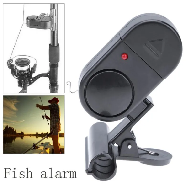 

New Phishing Alarm Electronic Bite Alarm Battery Operation Portable Clip Portable Light Audible Alarm