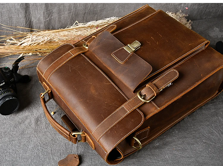 Новые мужские рюкзаки из натуральной кожи многофункциональная сумка для ноутбука с диагональю дисплея 14 дюймов Сумка через плечо В Стиле