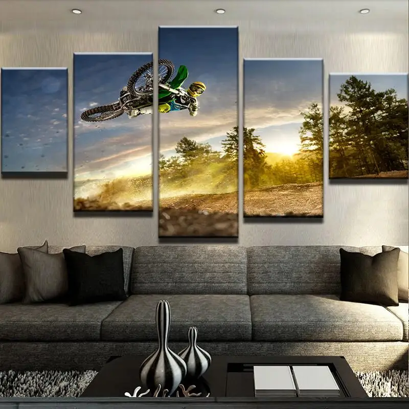 Wall decor Jet Ski Backflip Canvas Set Painting Wall Art