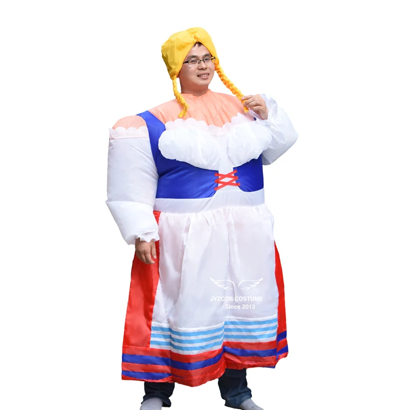 Inflatable Germany Lady costume  (1)
