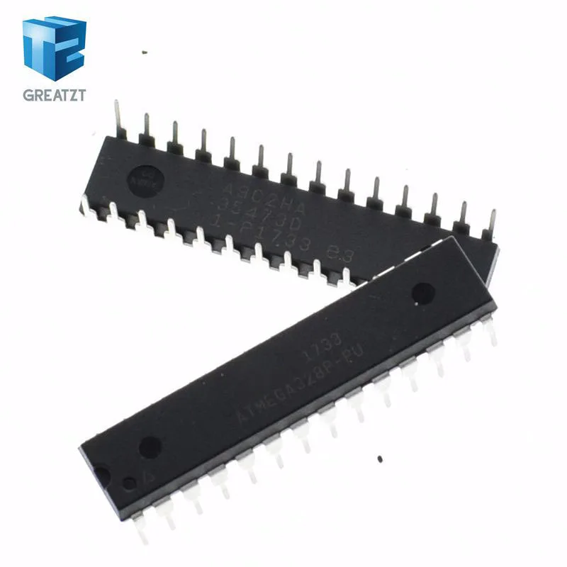 1 шт./лот ATMEGA328P-PU ATMEGA328-PU чип ATMEGA328 микроконтроллер MCU AVR 32K 20MHz FLASH DIP-28 | Электронные