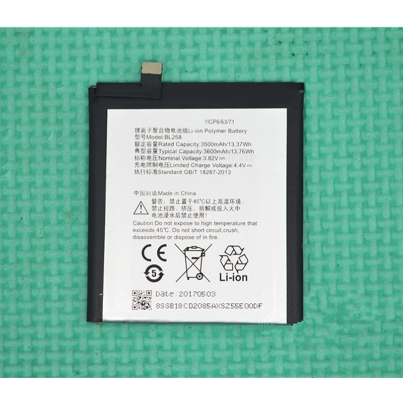 Rush Sale Limited Stock Retail 3500mAh BL258 New Replacement Battery For Lenovo Lemon X3 X3c50 X3C70 High Quality | Мобильные