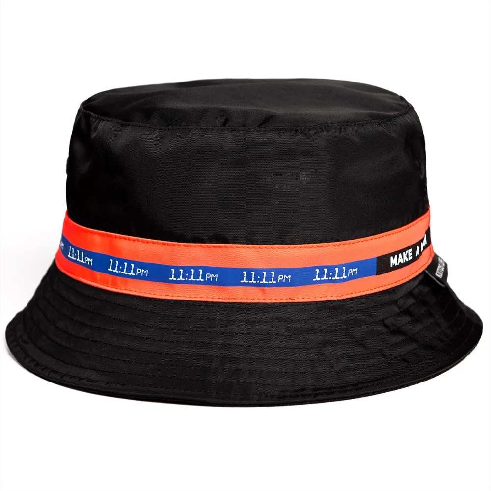 Fashionable bucket hats with contrast colors double sided fisherman