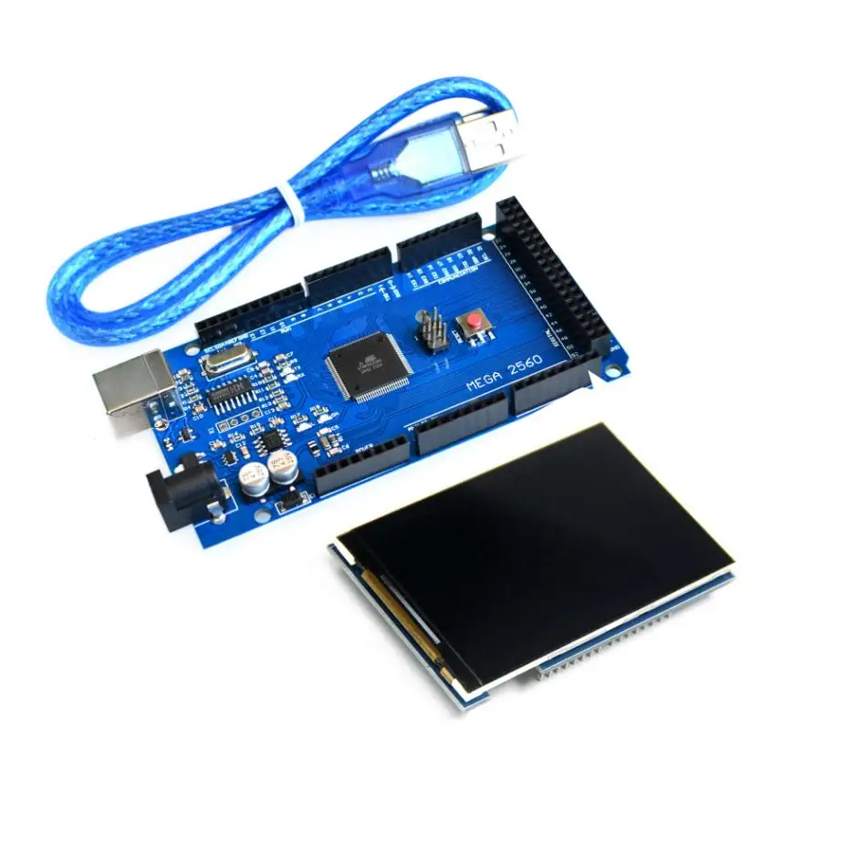 

Free shipping LCD module 3.5 inch TFT LCD screen 3.5 " +Mega 2560 R3 Mega2560 REV3 Board for Arduino