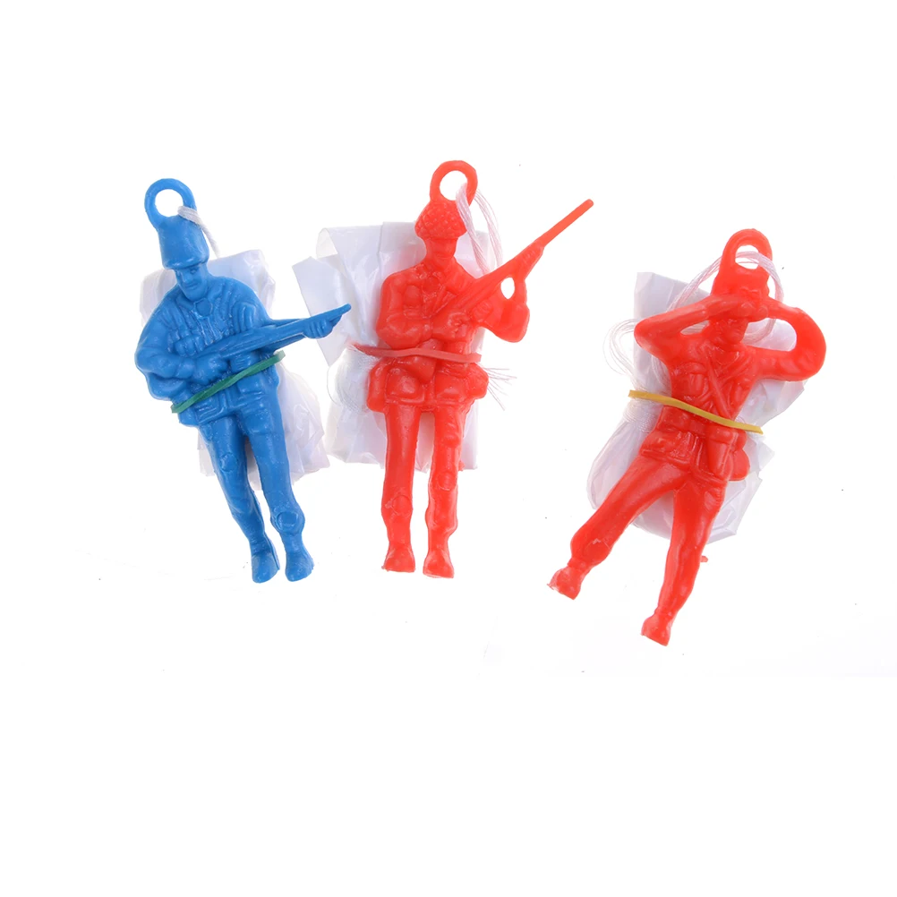 

Child Outdoor Fun Kids Parachute Hand Throwing Parachute Toy Play Game For Children's Educational Parachute With Figure Soldier