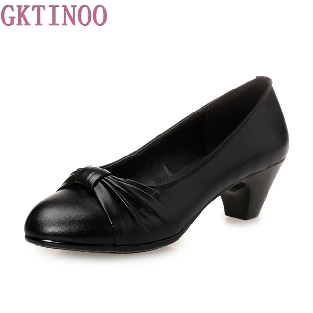 GKTINOO Lace Up Wedges Shoes for Women 2019 Autumn Platform Pumps Woman High Heels Black Office Shoes Ladies Plus Size 33 41 GKTINOO Lace Up Wedges Shoes for Women 2019 Autumn Platform Pumps Woman High Heels Black Office Shoes Ladies Plus Size 33 41