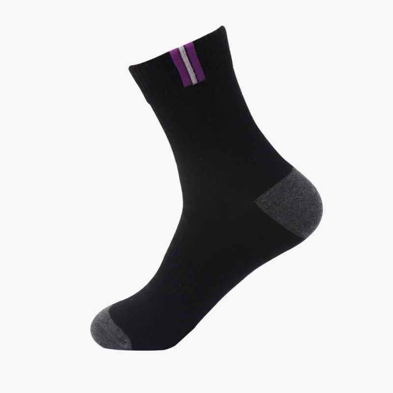 10 пар, мужские носки из хлопка, Большие европейские размеры 43,44, 45,46 US10-13, носки в деловом стиле, мужские носки
