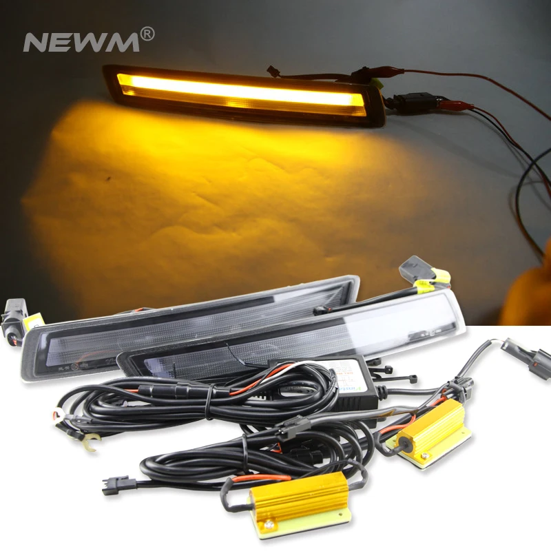 Free Shipping 12V 6000k LED DRL Daytime Running Light For VW Beetle 2007 2010 Fog Lamp