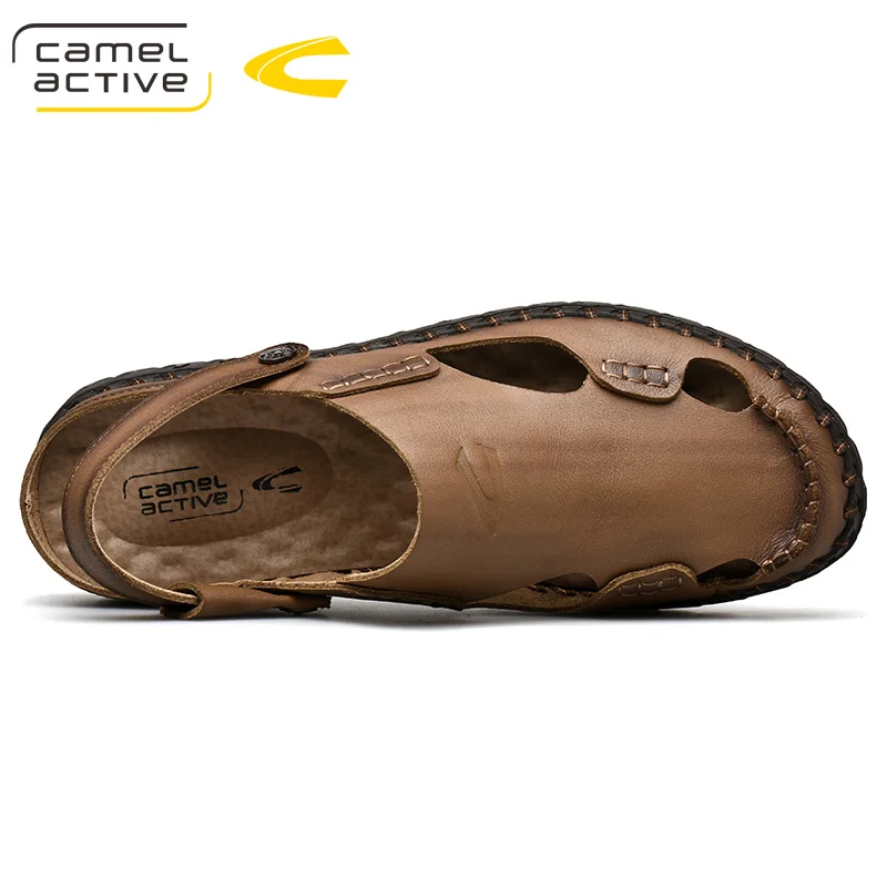 Camel Active/ г. Новые быстросохнущие сандалии из натуральной кожи летние качественные повседневные кроссовки противоскользящая обувь для пляжного отдыха 19305