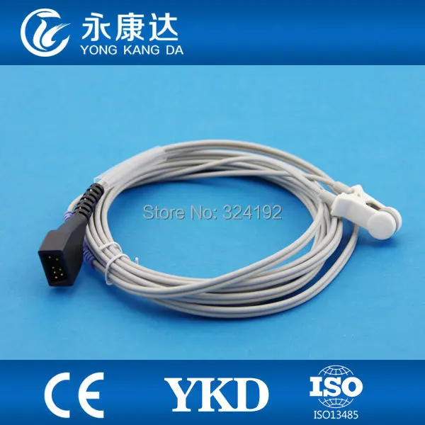 

Compatible NONIN 7pin Plug 3M Reusable Ear Clip Spo2 Sensor Patient Monitor Pulse Probes Medical TPU Free Shipping
