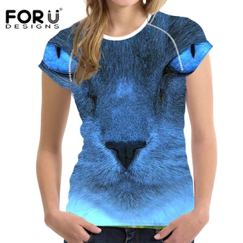 

FORUDESIGNS 2019 Spring Summer Fashion Top T Shirts Women Harajuku Cat Eyes Printed Tees Shirt Femme Streetwear Women's Shirts