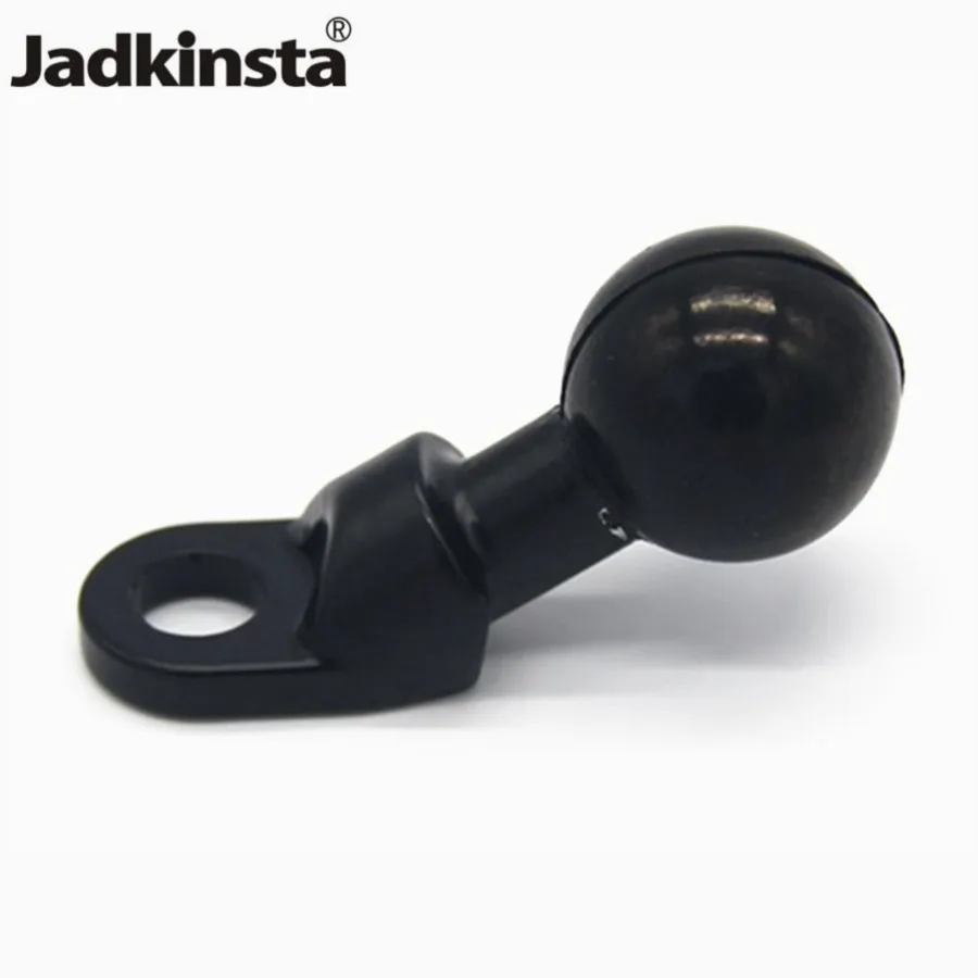 

Jadkinsta Motorcycle Angled Base with 10mm Hole 1 Inch Ball Head Mount Adapter for RAM Mount for Gopro Smartphone for Garmin GPS