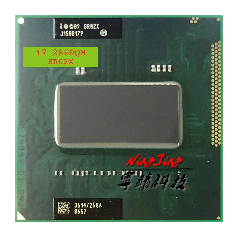 Четырехъядерный процессор Intel Core i7 2860QM SR02X 2 5 ГГц Восьмиядерный 8M 45W Socket G2 /