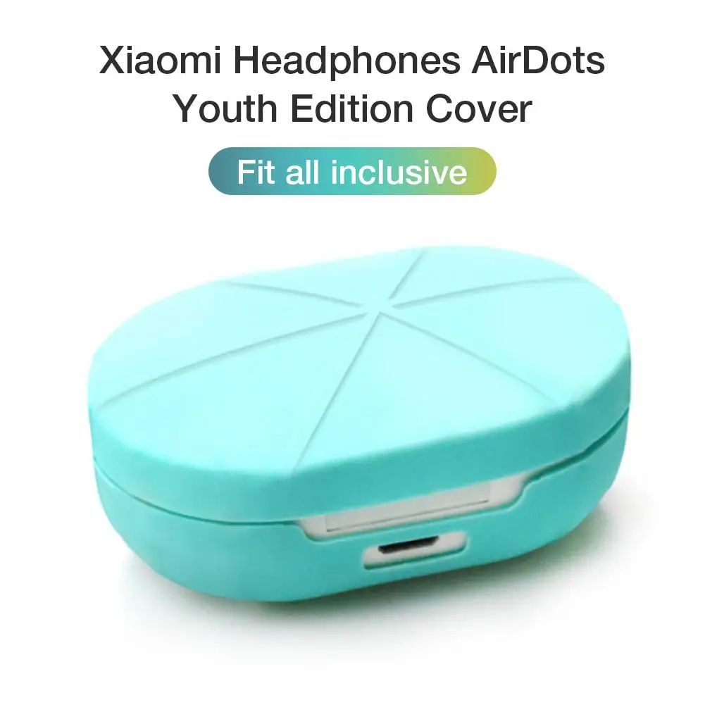 Силиконовый защитный чехол для Xiaomi Redmi AirDots Youth Edition беспроводные Bluetooth наушники