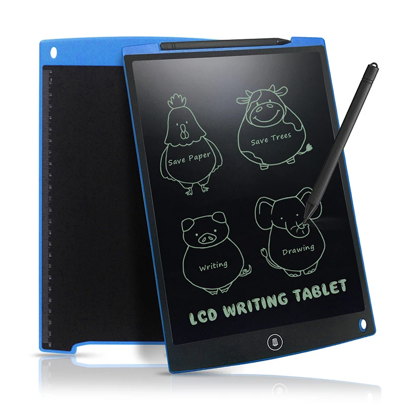 

12 Inch LCD Writing Tablet Digital Drawing Tablet Handwriting Pads Portable Electronic Tablet Board Ultra-thin Board Blue