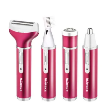 

Women Epilator 4 in1 Electric Hair Removal Shaver Female Shaving Machine Bikini Body Razor For Eyebrow Men Nose&Ear Trimmer