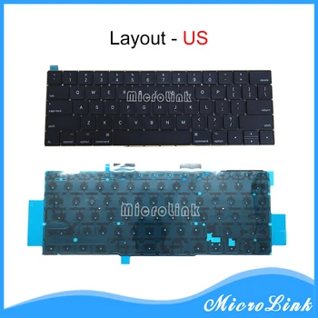 

New A1708 US Keyboard for Macbook Pro 13.3" Retina A1708 US with Backlight Layout MLL42 MPXQ2 Late 2016 Mid 2017