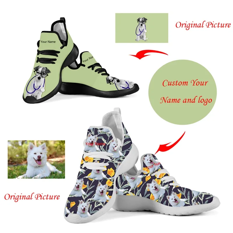 INSTANTARTS Heartbeat Nurse 3D Pattern Women Flat Shoes Summer Comfort&Light Female Casual Shoe Mesh Nurse Sneakers Loafers Shoe