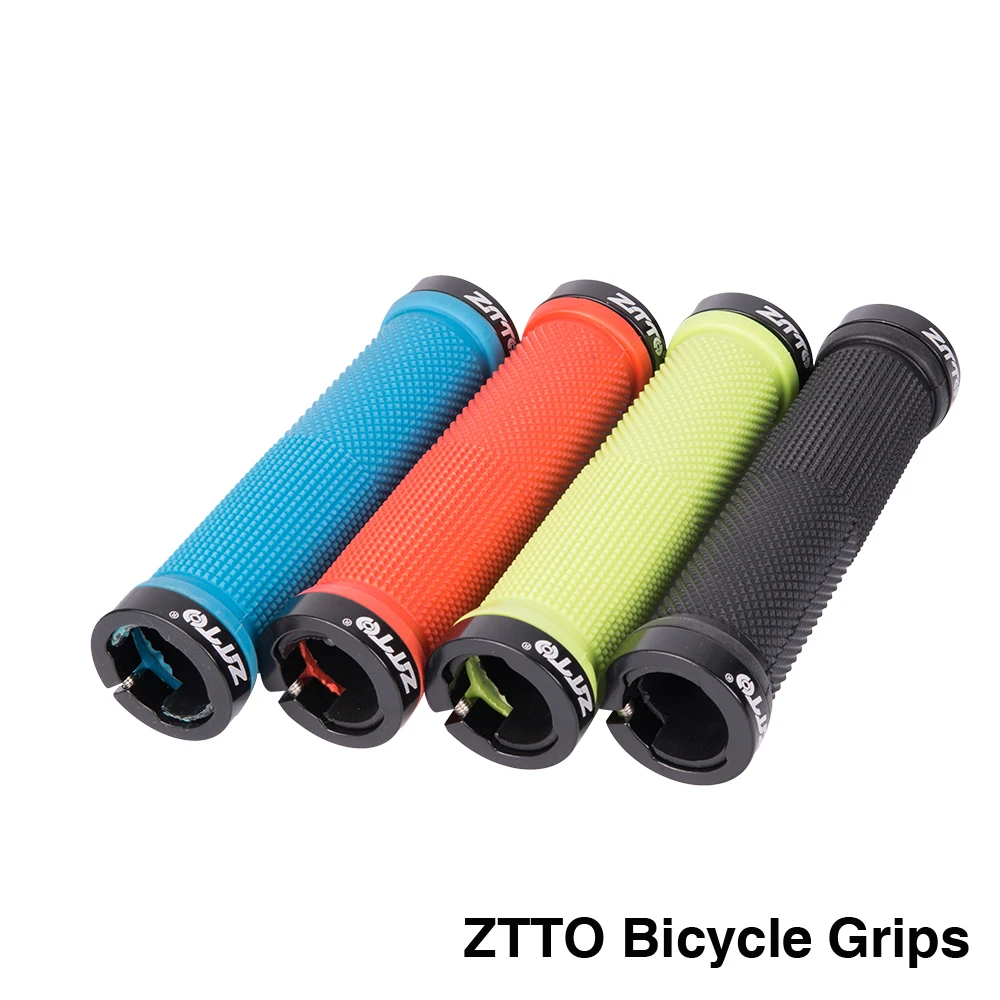 1Pair-ZTTO-Cycling-Lockable-Handle-Grip-Anti-slip-Grips-for-MTB-Folding-Bike-Handlebar-bicycle-parts