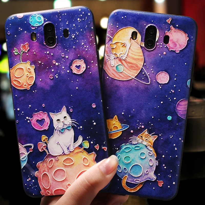 

Totviss Case For Huawei mate 20 pro Case mate 20 Pro For Huawei mate 10 9 Pro Back etui 3D cute 360 luxury Original mobile case
