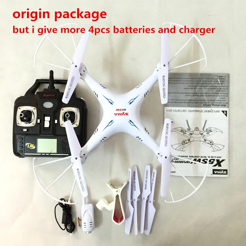 SYMA X5SW Дроны с видом от первого лица с Камера hd 6 осям FPV Quadcopter Дрон с Камера WI-FI видео в режиме реального времени вертолет квадракоптер Дрон