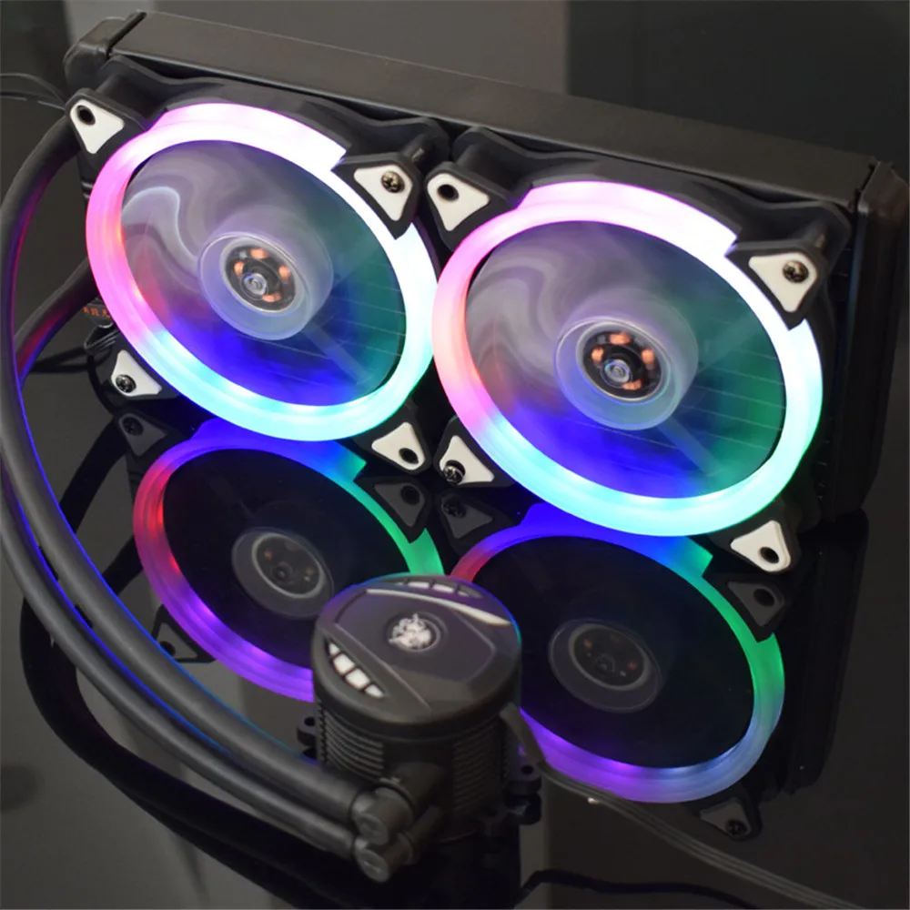Dual 120mm Radiator Integrated CPU Watercooling Kit CPU Cooler Lite