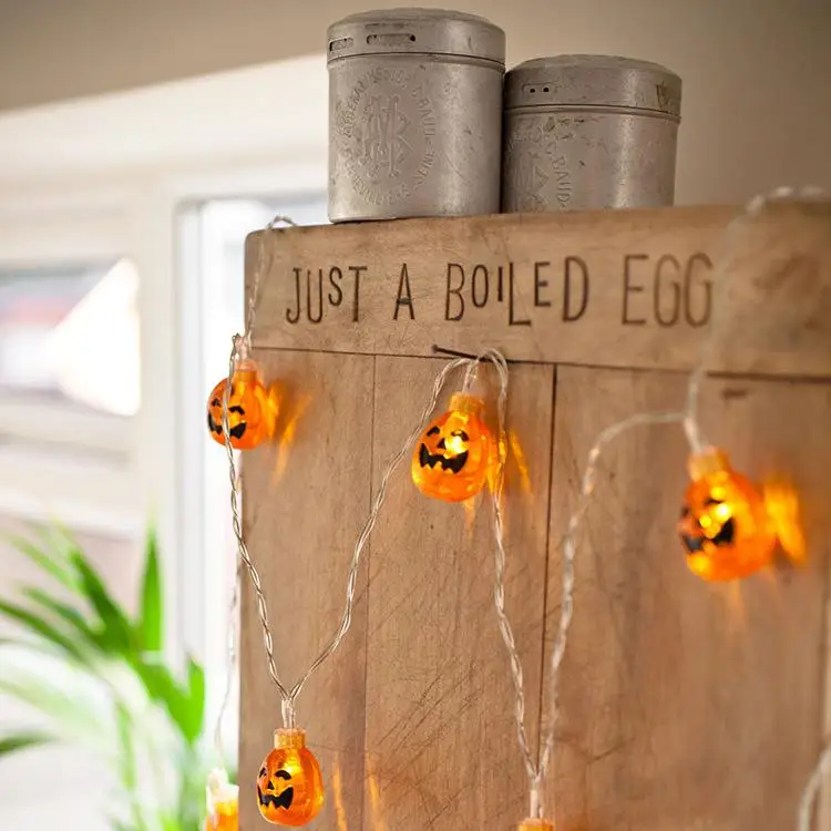 

MeterMall LED Pumpkin Lights Strings Home Room Decoration Lights Party Christmas Halloween Lights Bulb