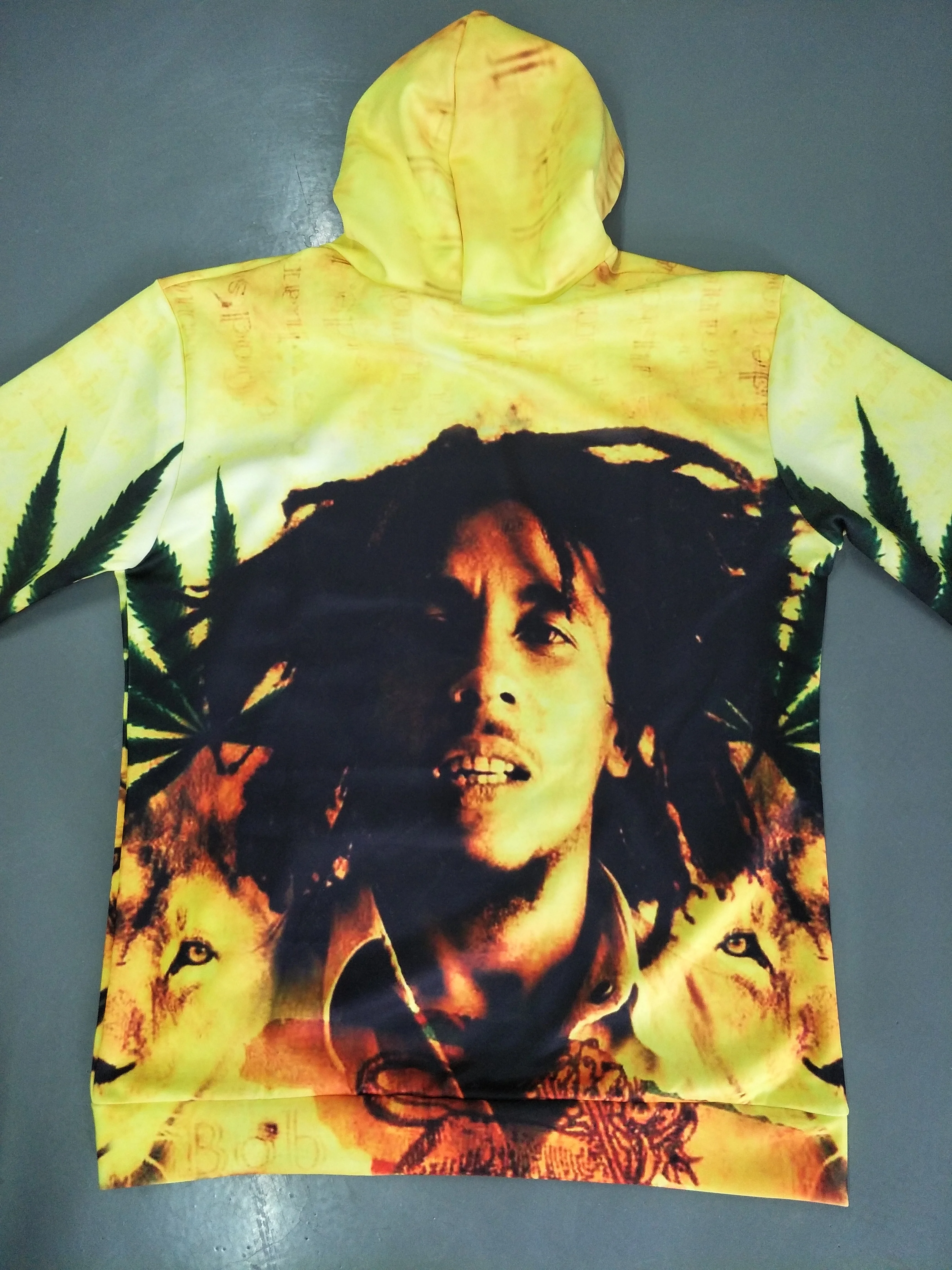 Liaseo 2018 новейший дизайн Reggae King Bob Marley 3D печать для женщин и мужчин толстовки с