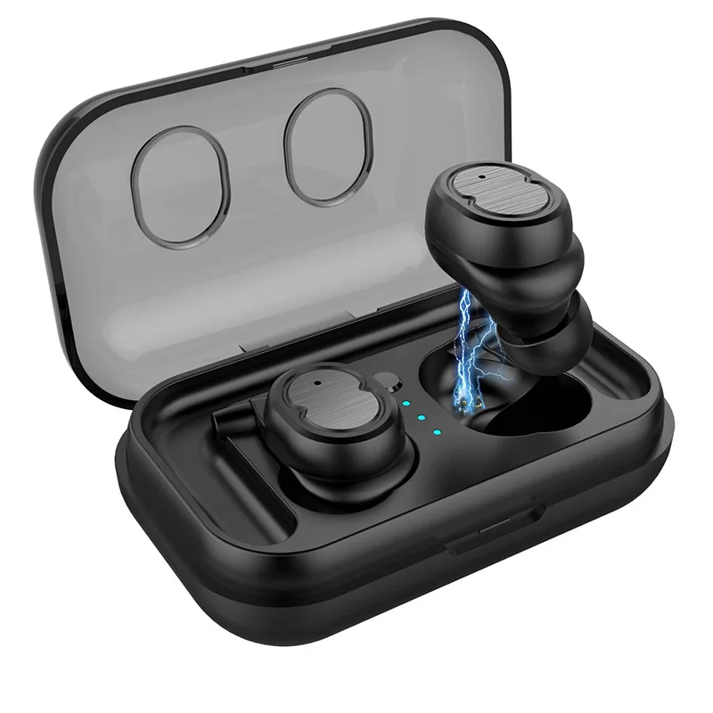 

Smart Bluetooth 5.0 earphones Touch control 3D stereo surround sound noise reduction HIFI Binaural Separation waterproof design