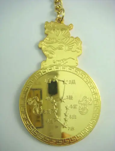 Pi Xiu Tai Sui Coin Amulet для удачи в деньгах повышения фэн шуй ключи цепочки Ключи Кольца