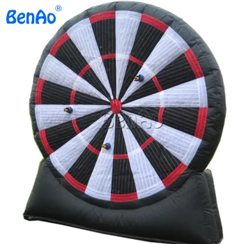 Cheap S027 BENAO High Quality Outdoor Inflatable Foot Darts Game 2.5m High Free Shiping + Free Repair Kits + Free CE/UL Blower