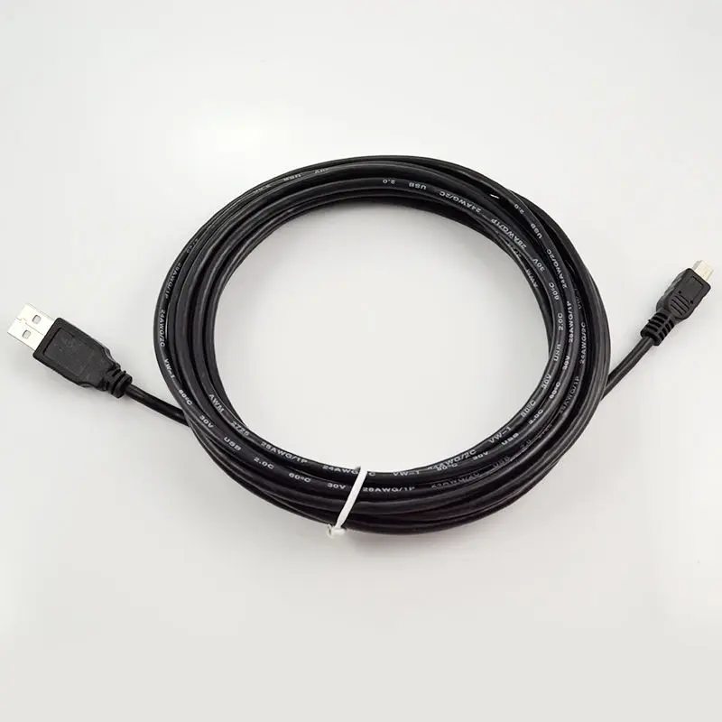 Danspeed Премиум 15FT 4 5 м USB 2 0 Тип Папа папа мини b 5Pin мужской направляющие разъёмы