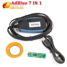 5 pcsadblue emulator7in 1 Adblue Удалить инструмент Adblue Эмулятор 7 в 1 для 7 видов грузовых автомобилей с programmig адаптер AdBlue 7 в 1