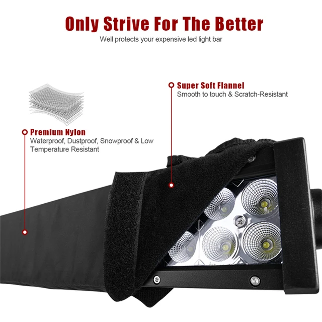 Copertura Per Barra LED 42 Pollici - Nylon Impermeabile Per Barre Dritte E Curve - Foto 9