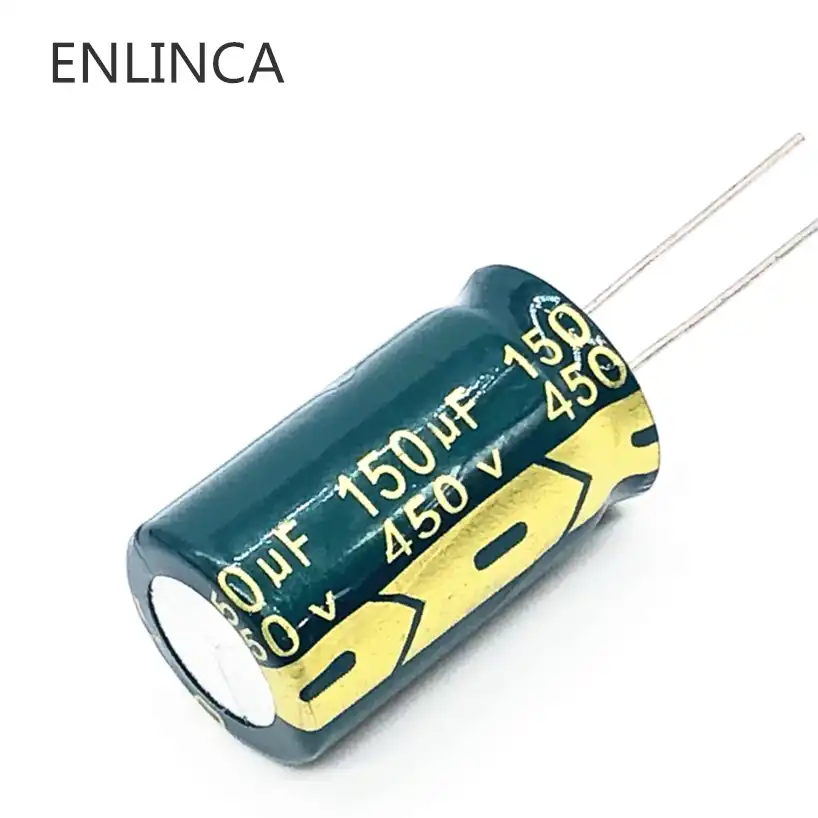 2PCS 450V 150uF High Frequency LOW ESR Radial Electrolytic Capacitors 18x35mm