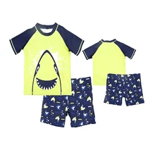 Kavkas/детская одежда для плавания для мальчиков классный купальник пляжная одежда для маленьких мальчиков с рисунком животных детский купальный костюм с рисунком рыбы