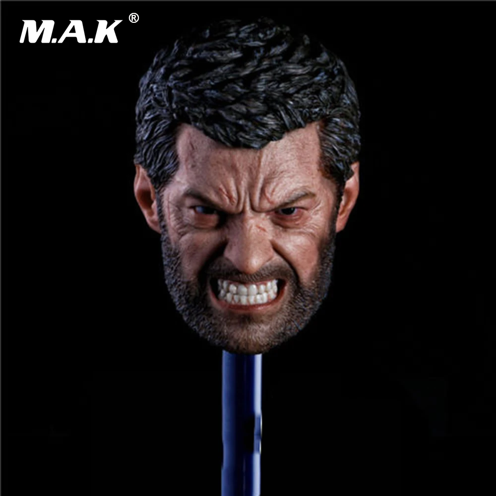 В наличии 1/6 весы глава лепить Hugh Jackman Angry Birds версия для 12 дюймов фигурку|head sculpt|1/6