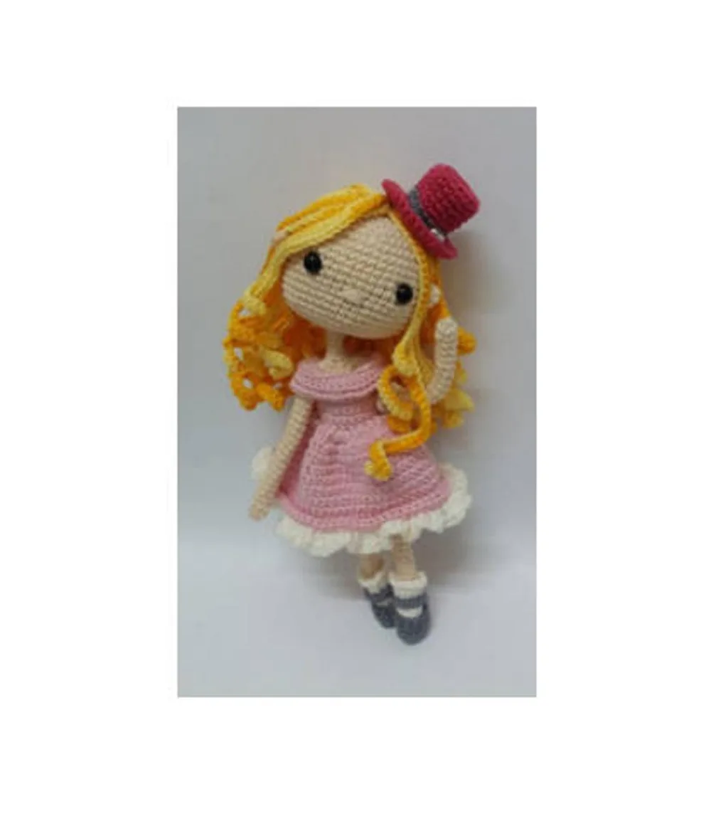 Us 450 Crochet Toys Amigurumi Rattle Fashion Doll Girl Model Number Sq0022 In Baby Rattles Mobiles From Toys Hobbies On Aliexpresscom - 