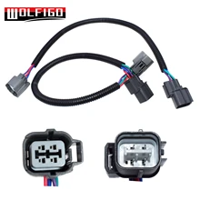 WOLFIGO 1 PC or 2PCS O2 Oxygen Sensor Extension Harness 4 Wire Cable K For Honda UP/Downstream 234-4065,213-3104,234-4099 New