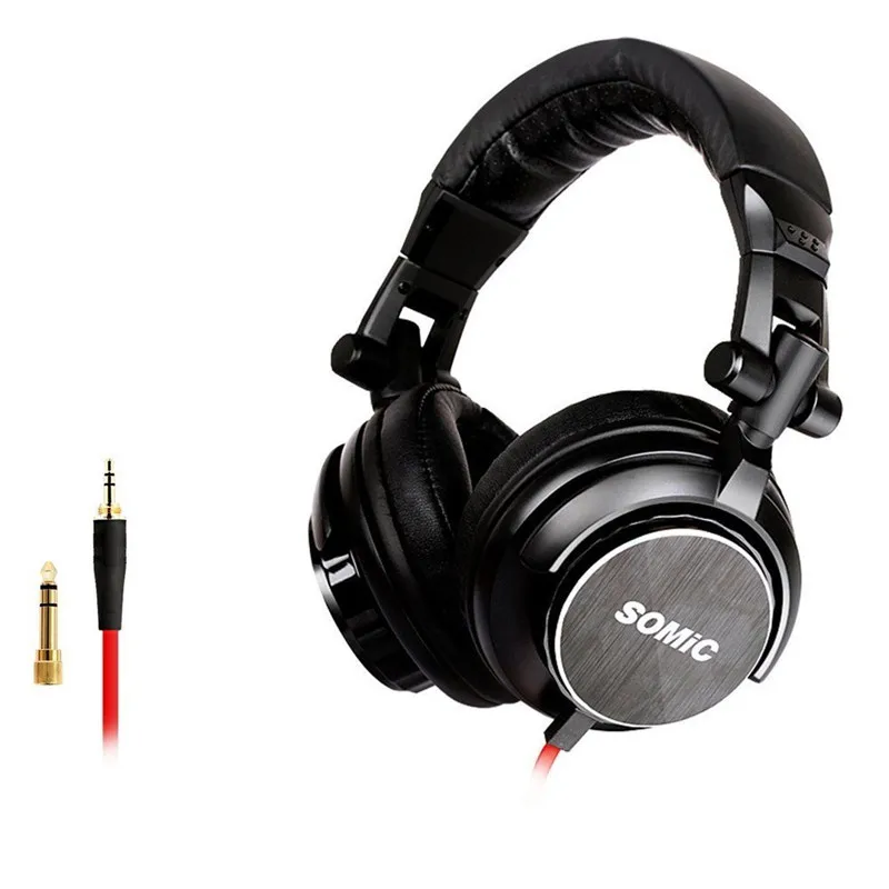 SOMIC Wired Headphones Studio Professional DJ Headphone Over Ear