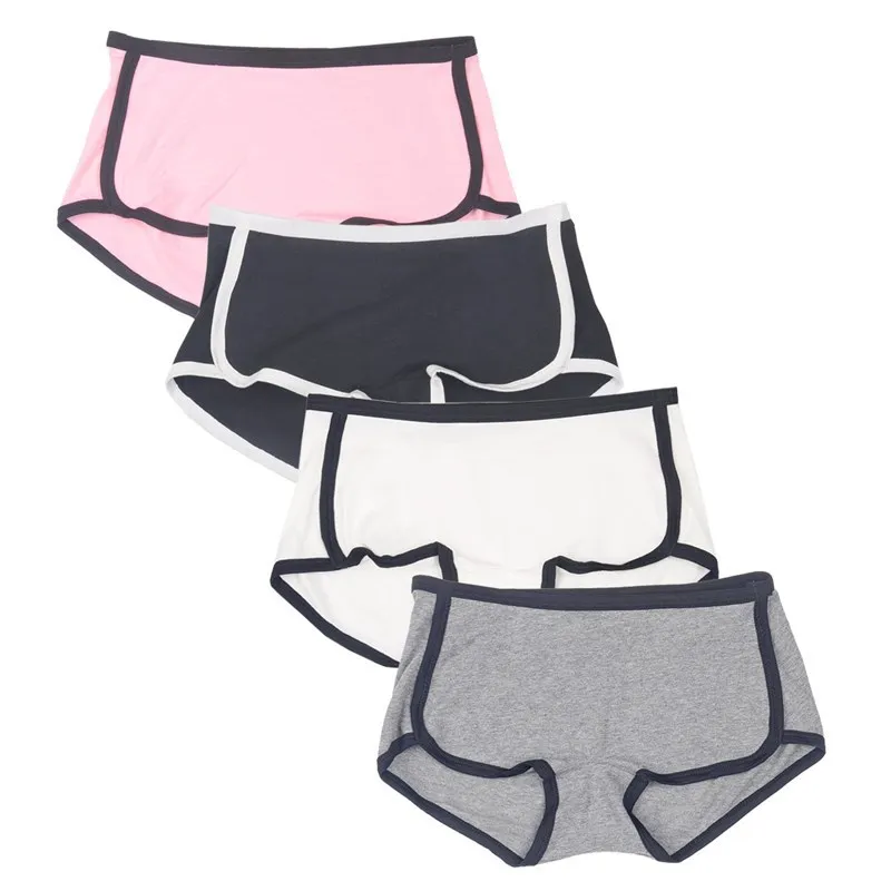 

3pcs/Lot Women Cotton Panties Sport Comfort Lady Underwear Soft Breathable Sexy Lingerie Bragas Mujer Large Size Women Briefs