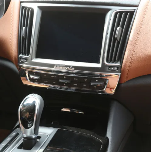 ABS пластик для Maserati Levante автомобильный Стайлинг ABS центральный режим управления рамка Крышка отделка стикер аксессуары