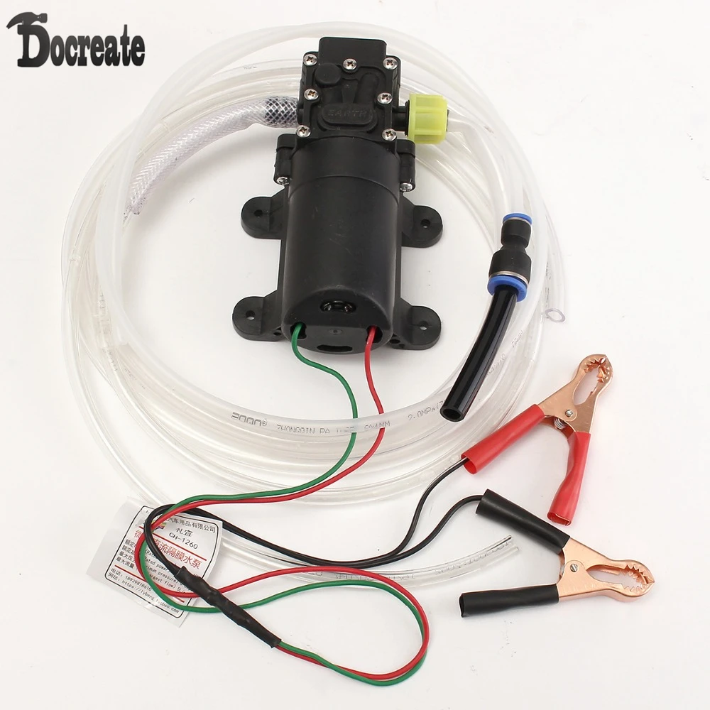 12V Oil Fluid Liquid Extractor 4.0L Boat Pump Oil Change Pump Kit on