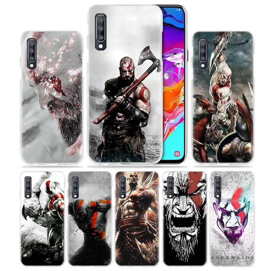 

God War Cool Case for Samsung Galaxy A50 A70 A20e A40 A30 A20 A10 A8 A6 Plus A9 A7 2018 Hard Clear PC Phone Coque Cover Fundas