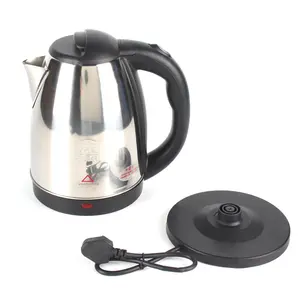 Stainless Steel Cordless Electric Kettle 220V 1800W Power 360 Degree Rotational Base