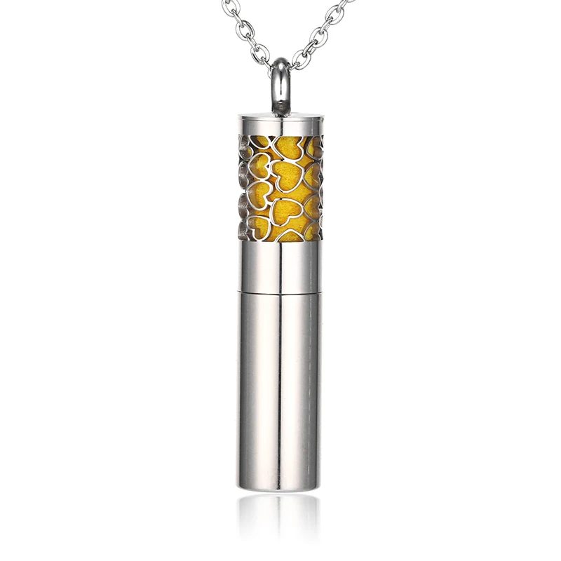 Контейнер для эфирного масла ожерелье из нержавеющей стали ожерелье со свистком ароматерапия диффузор медальон для мужчин и женщин - Окраска металла: style 4