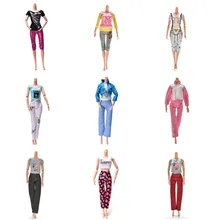 Top + pantaloni/set New Fashion Suit estate autunno abbigliamento abbigliamento abito per bambola giocattoli Outfit camicetta pantaloni per ragazze regalo